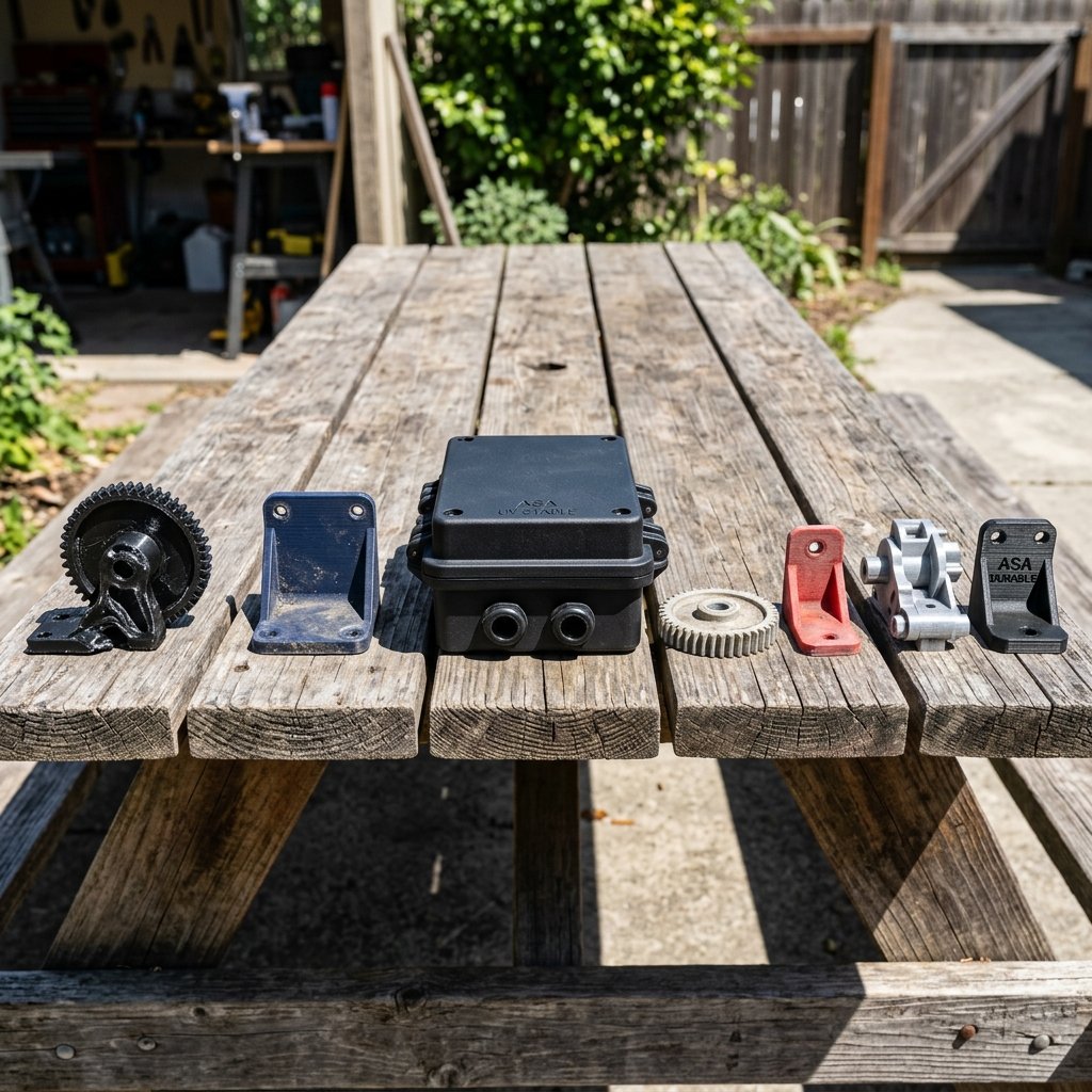 Best 3D Printing Filament for Outdoor Use: PLA vs. PETG vs. ASA Weathering