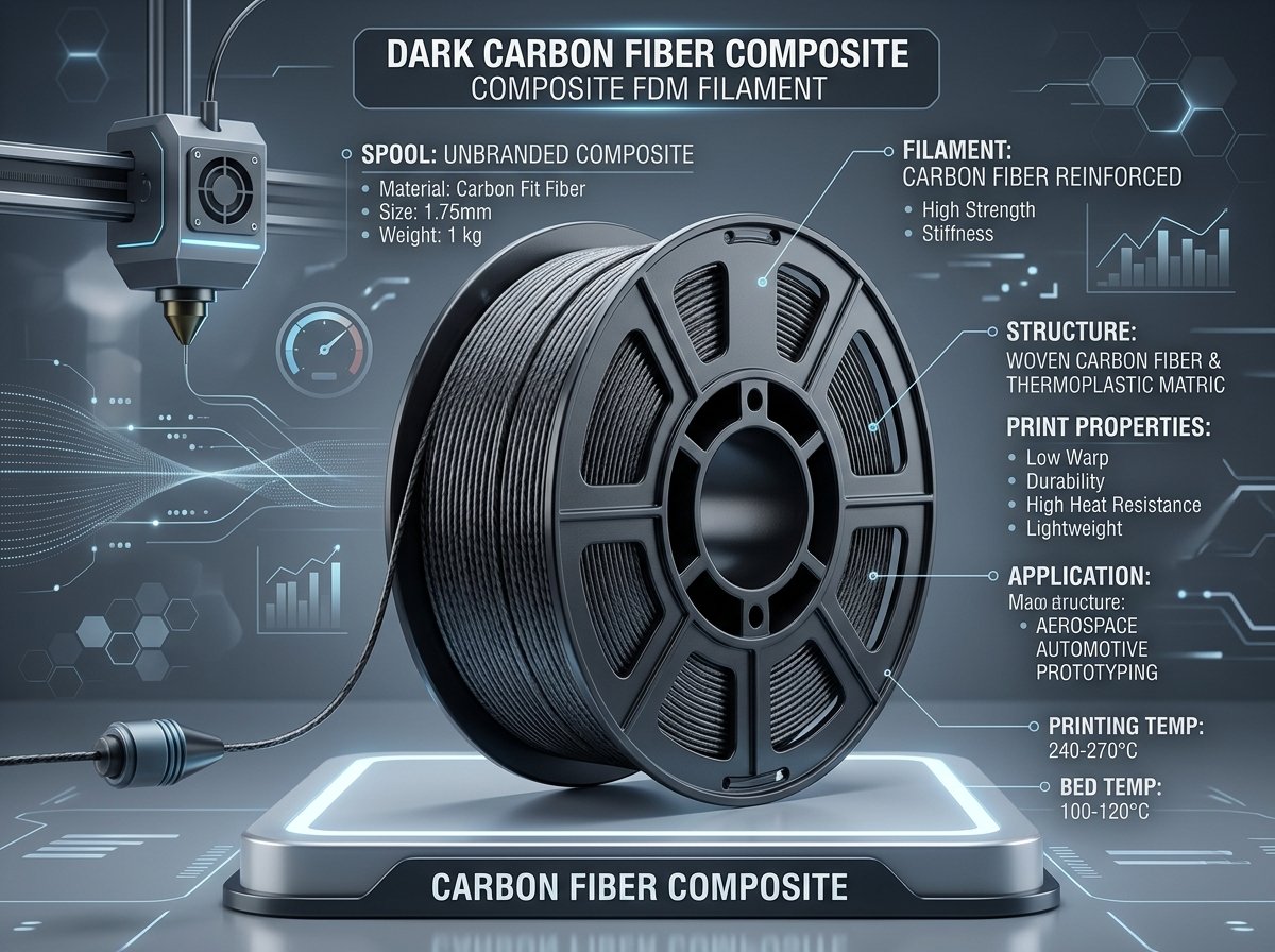 Carbon Fiber Reinforced Filaments in FDM: PETG-CF vs. ABS-CF vs. PA-CF