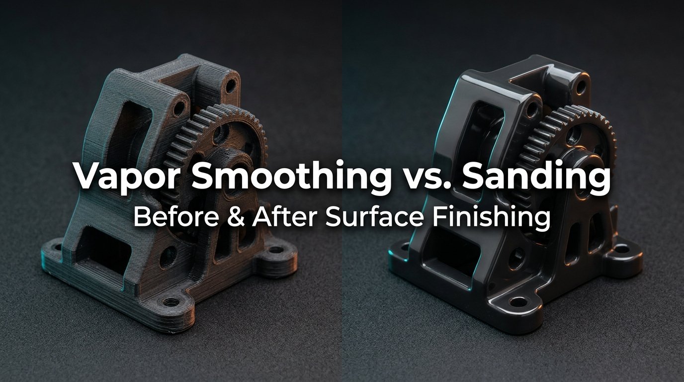 Vapor Smoothing vs. Sanding & Priming for FDM 3D Prints