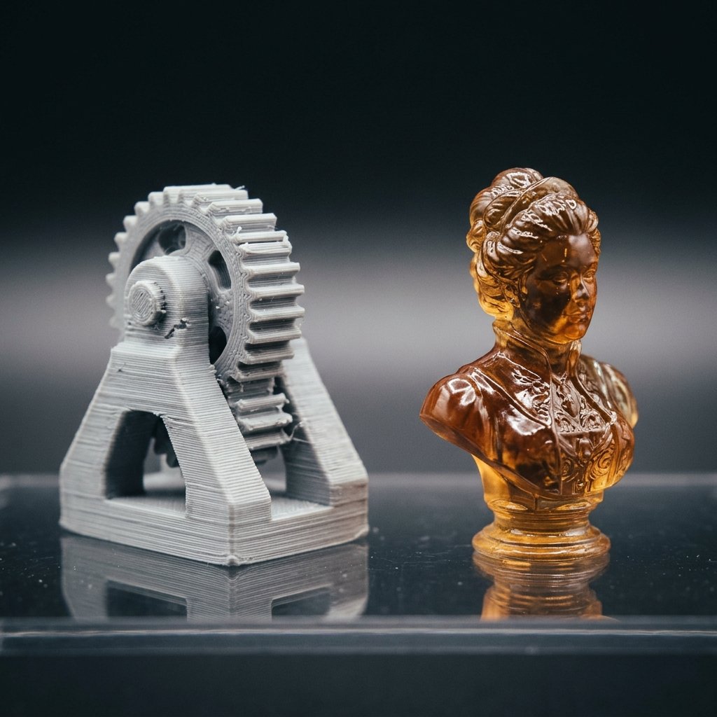 FDM vs SLA Resin 3D Printing