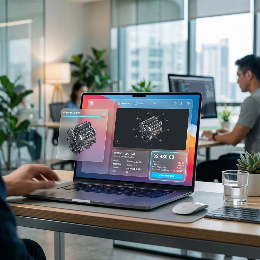 Online 3D Printing Platform CAD Quote Analysis